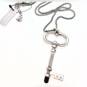 CHICO’S Skeleton Key Long Necklace